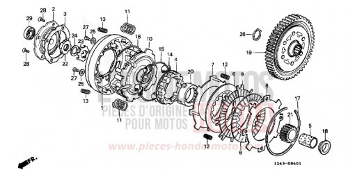 EMBRAYAGE (ST50J/K/L/ST70L) ST70L de 1990